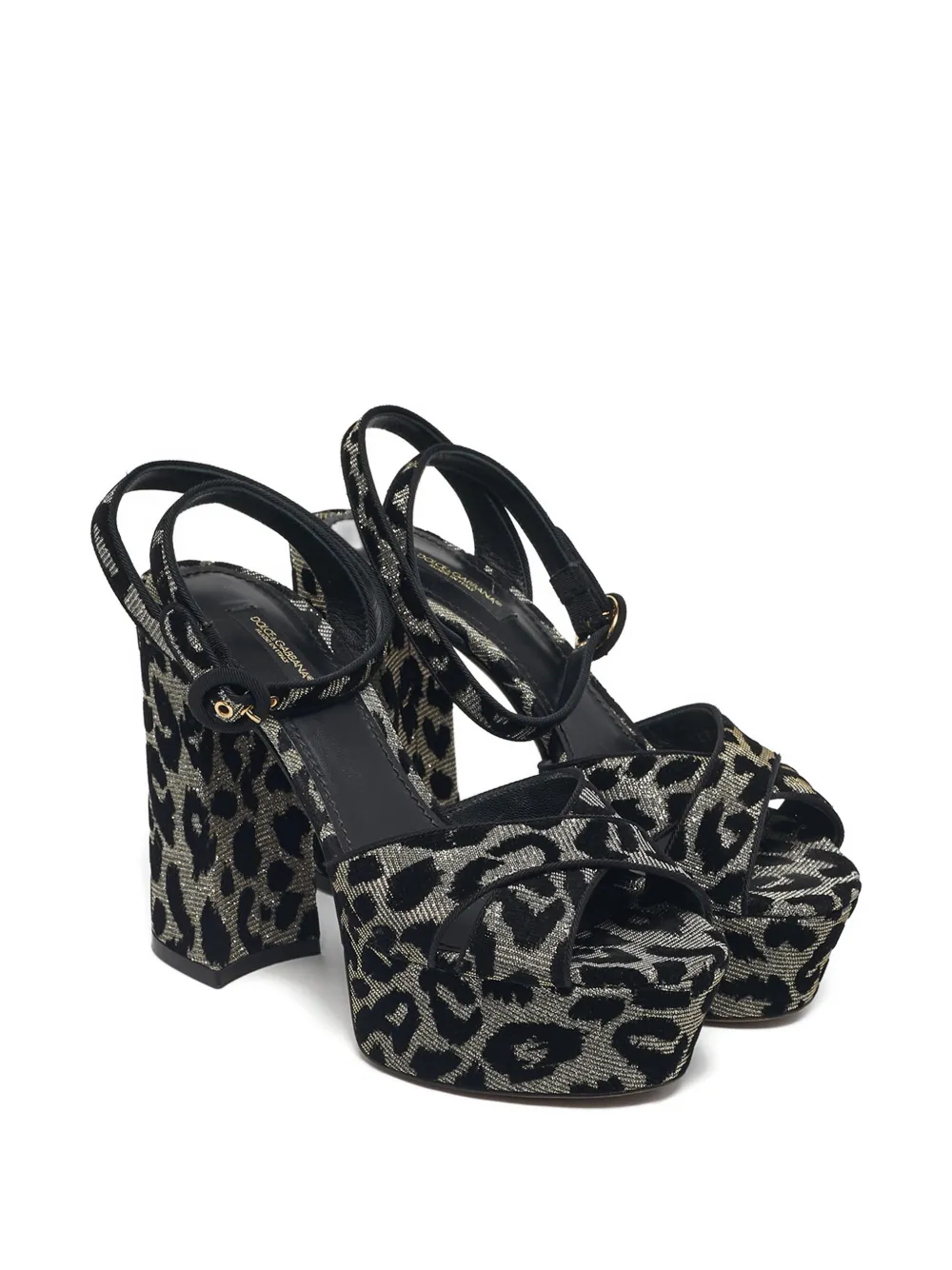 DOLCE & GABBANA Pre-owned Platform Sandals In Black