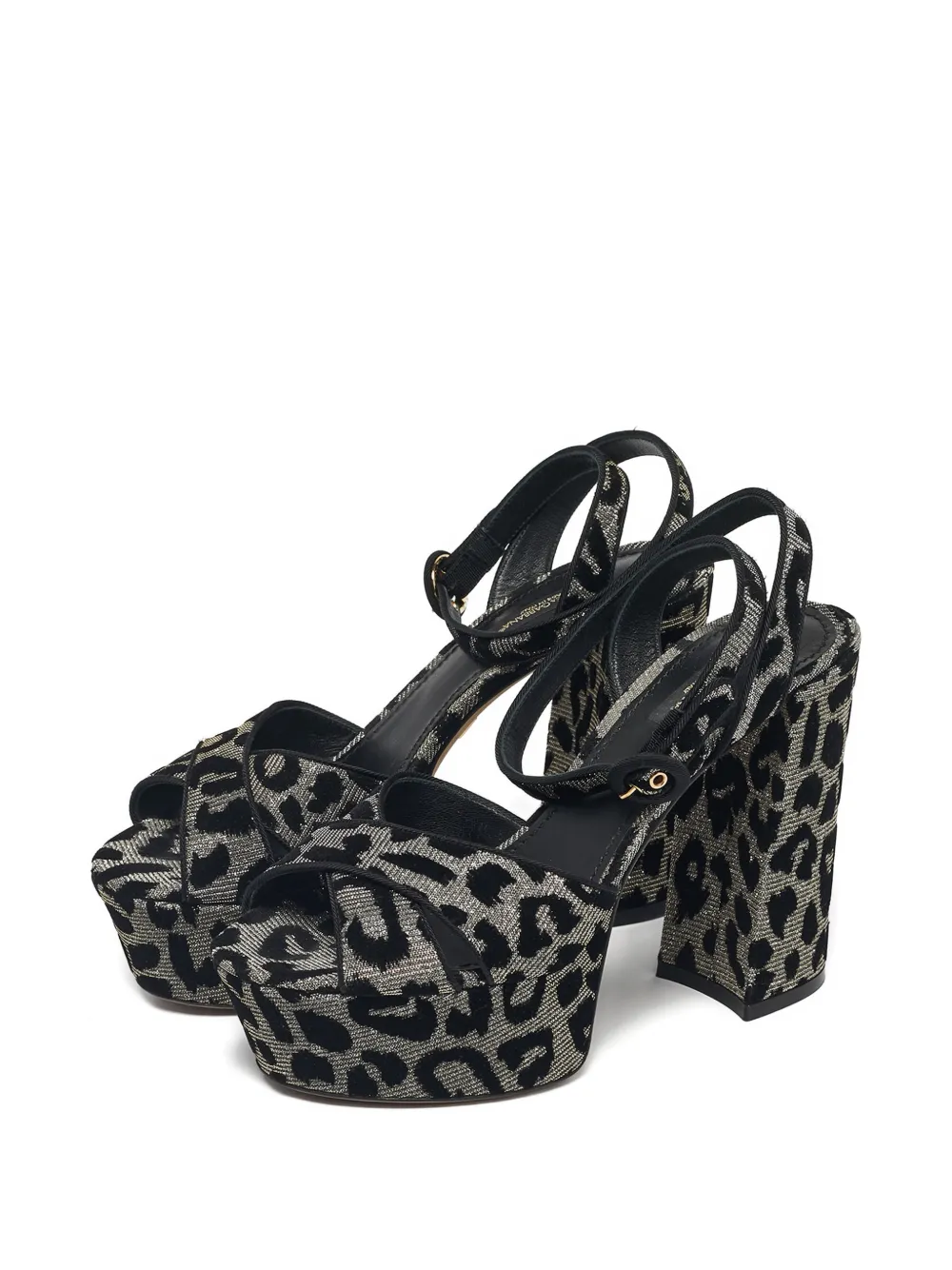 DOLCE & GABBANA Pre-owned Platform Sandals In Black