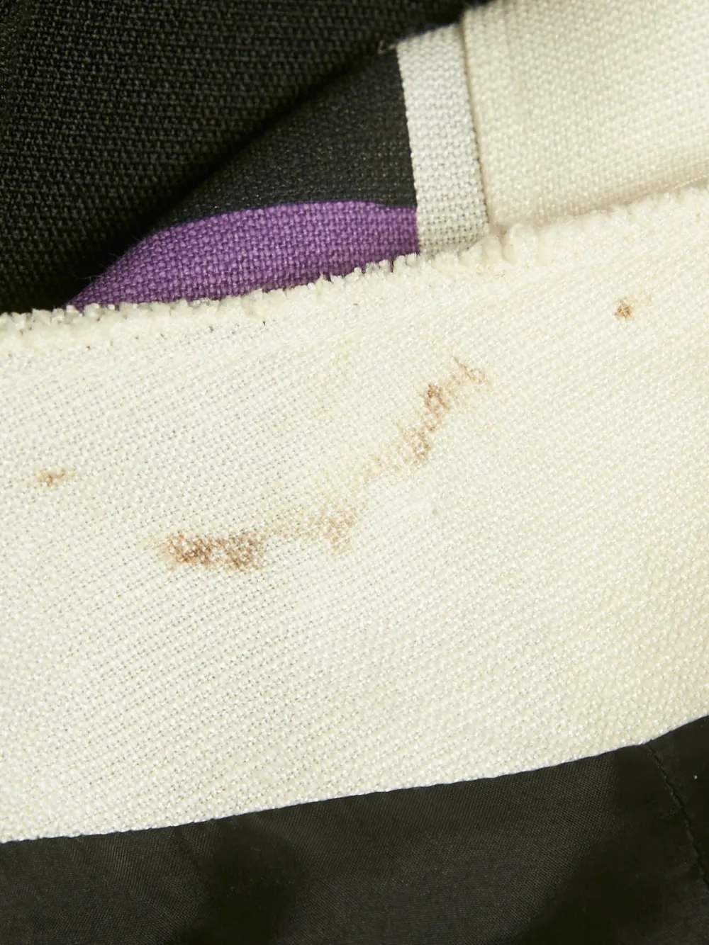 Marni Pre-Owned crepe striped wrap skirt - Wit