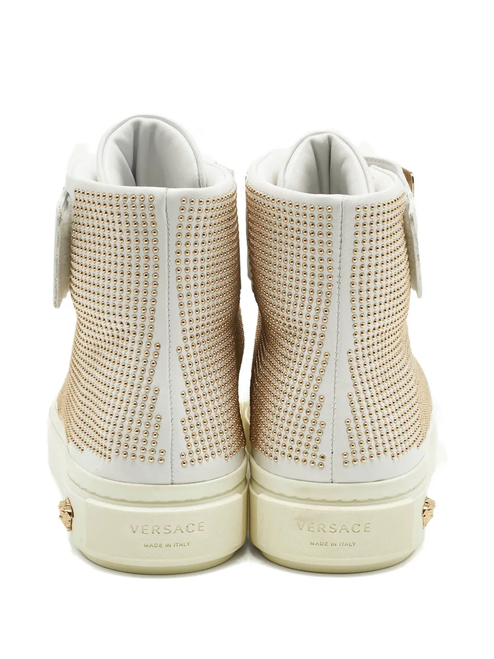 Versace Pre-Owned medusa-motif sneakers - Wit