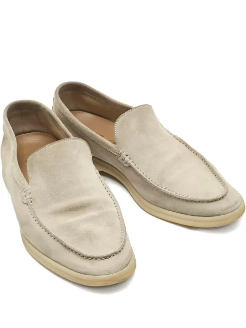 Loro Piana Pre-Owned Summer Walk suede loafers