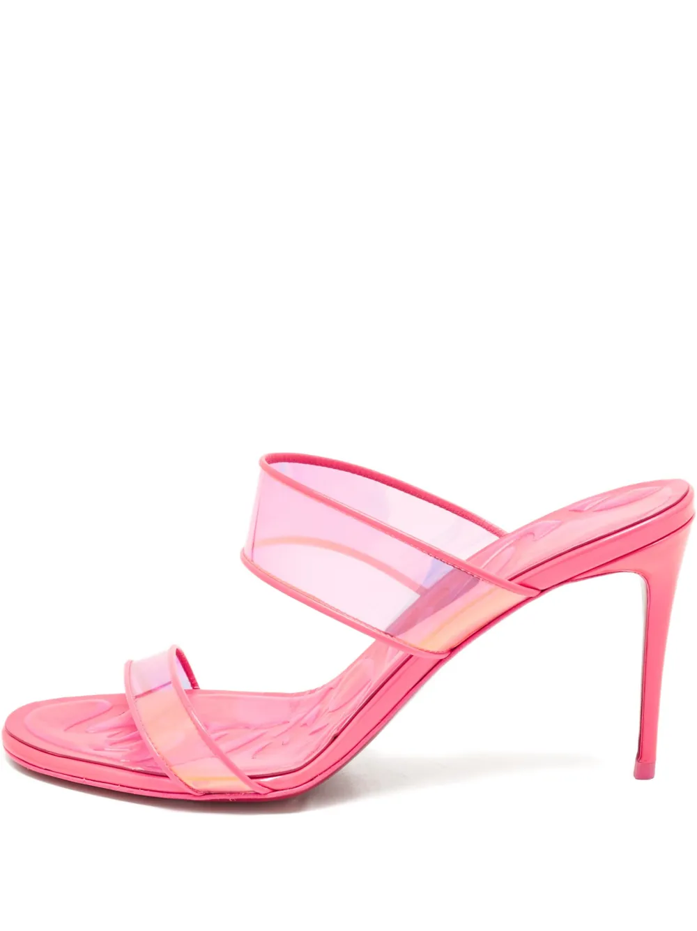 Christian Louboutin Pre-Owned double-strap heeled sandals – Pink