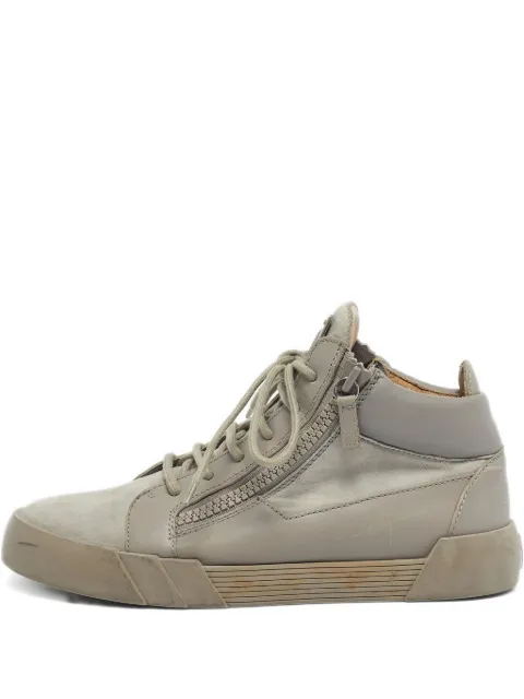 Giuseppe Zanotti double sketch leather sneakers