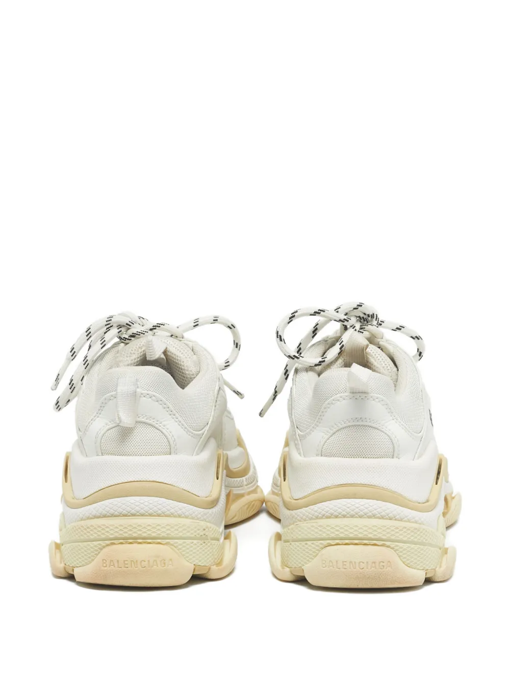 Balenciaga Pre-Owned Triple S lace-up sneakers - Beige