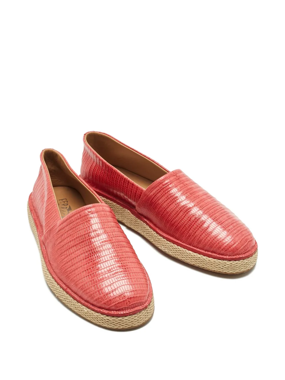 Ferragamo Pre-Owned leather espadrilles | Image 2