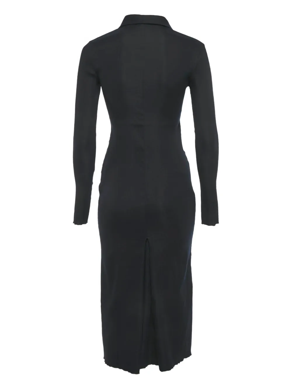 Miu Miu Pre-Owned zip midi dress - Blauw