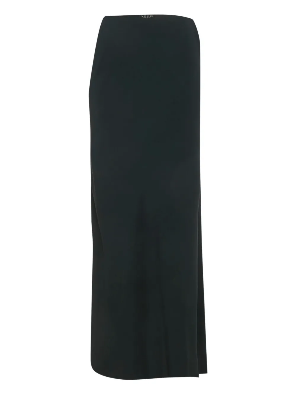 Gucci Pre-Owned satin maxi skirt - Zwart