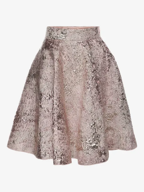 Dolce & Gabbana Pre-Owned lurex flared mini skirt