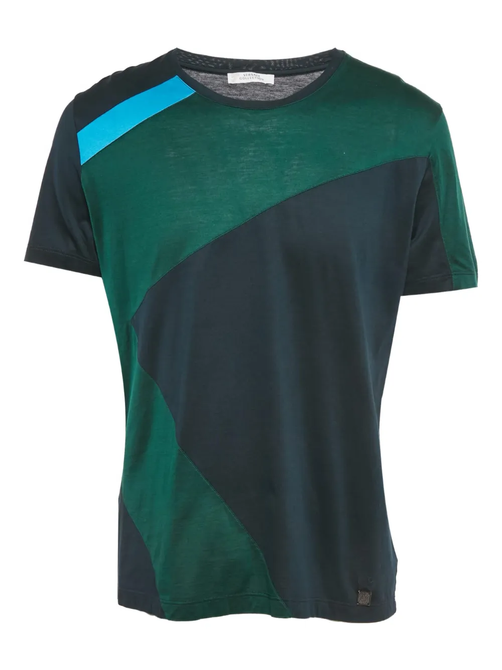 Versace Pre-Owned camiseta con apliques cuadrados | azul | Image 1