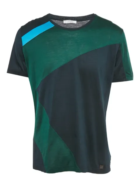 Versace Pre-Owned t-shirt en coton à ornements carrés