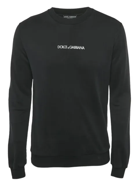 Dolce & Gabbana Pre-Owned logo-embroidered sweatshirt