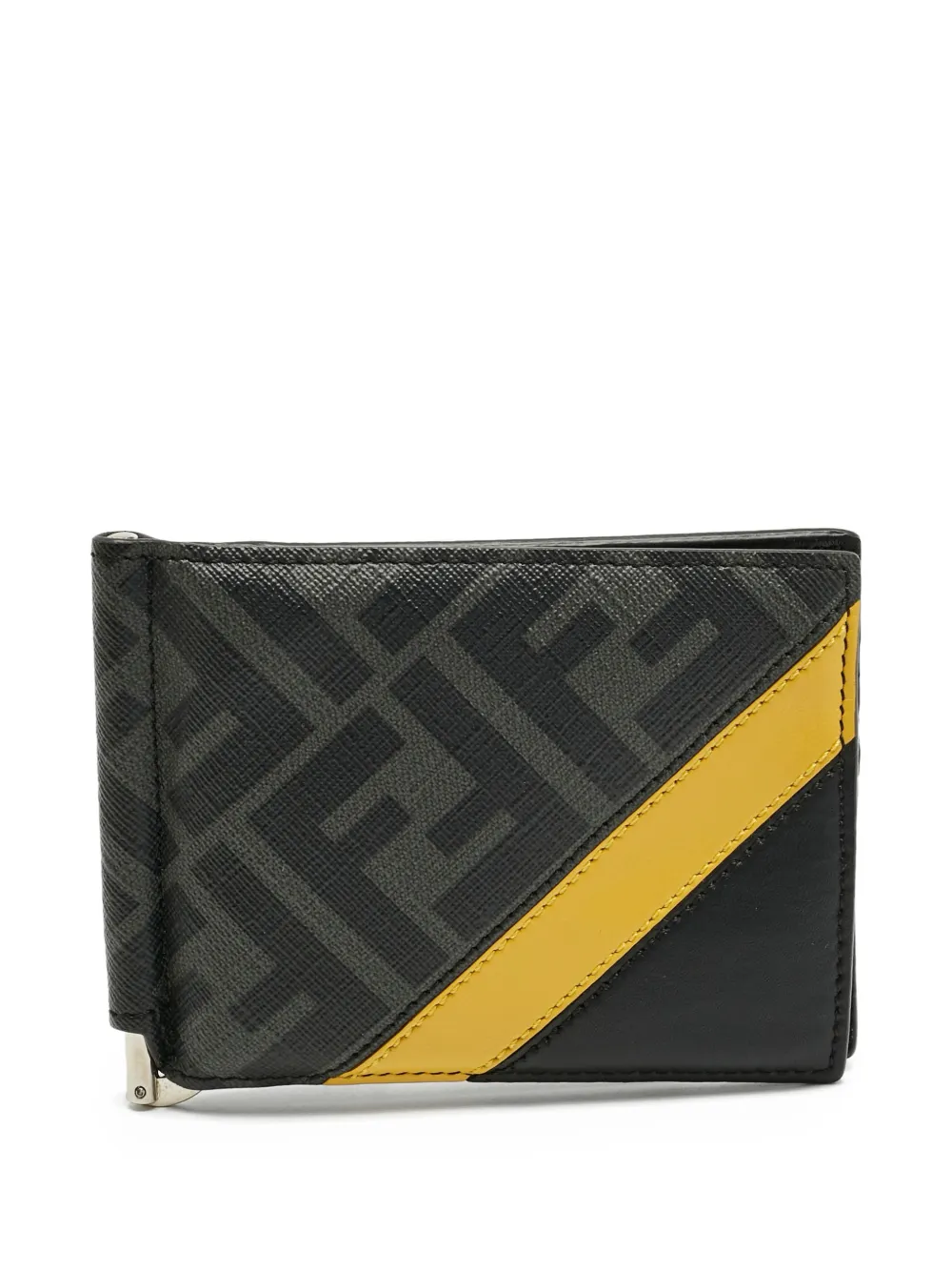 Fendi Pre-Owned Zucca coated canvas card case | Black | Image 1