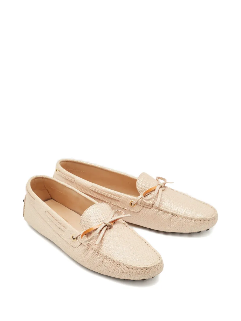 Tod's leather penny loafers - Beige