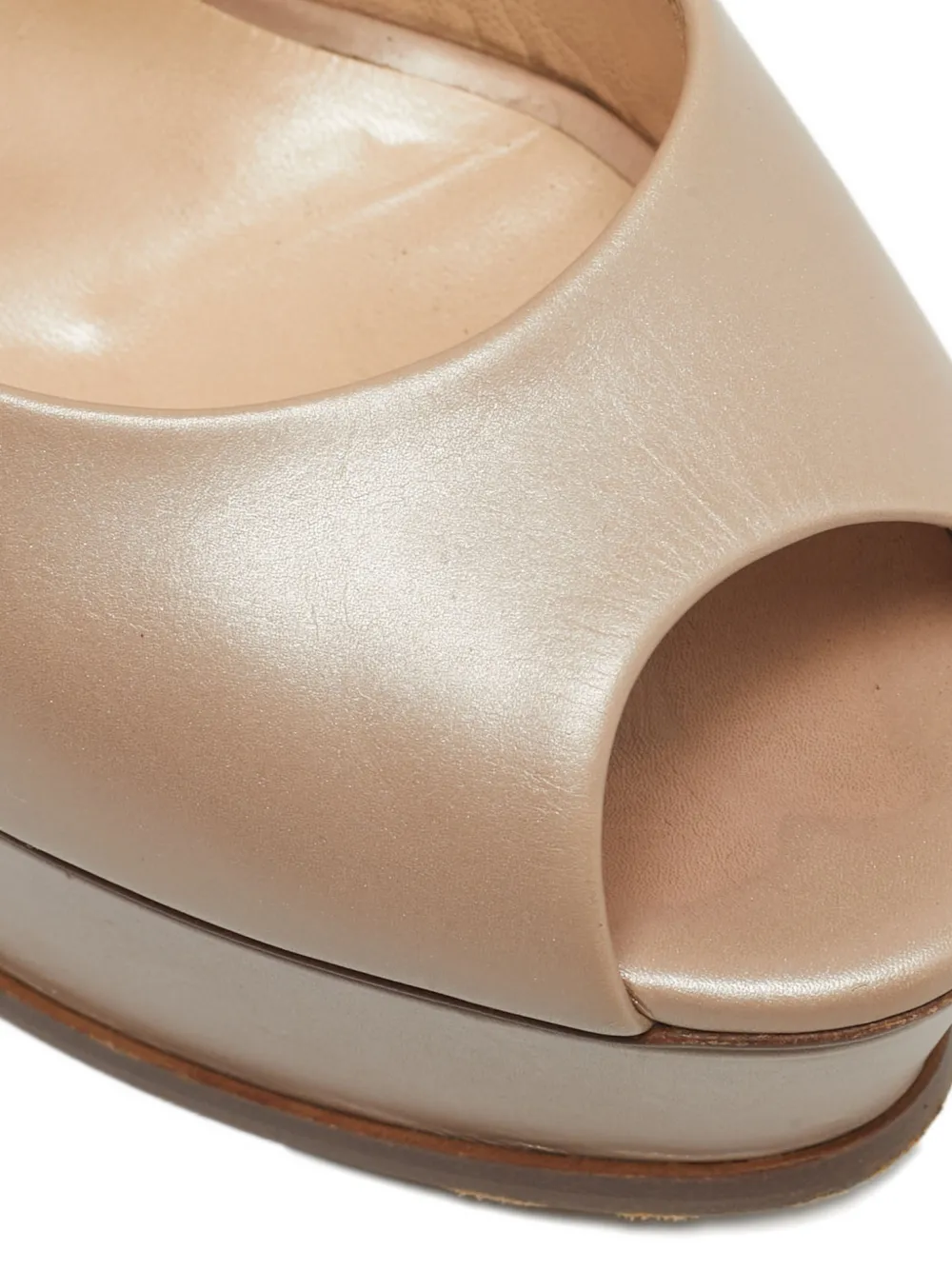 Casadei peep-toe pumps - Beige