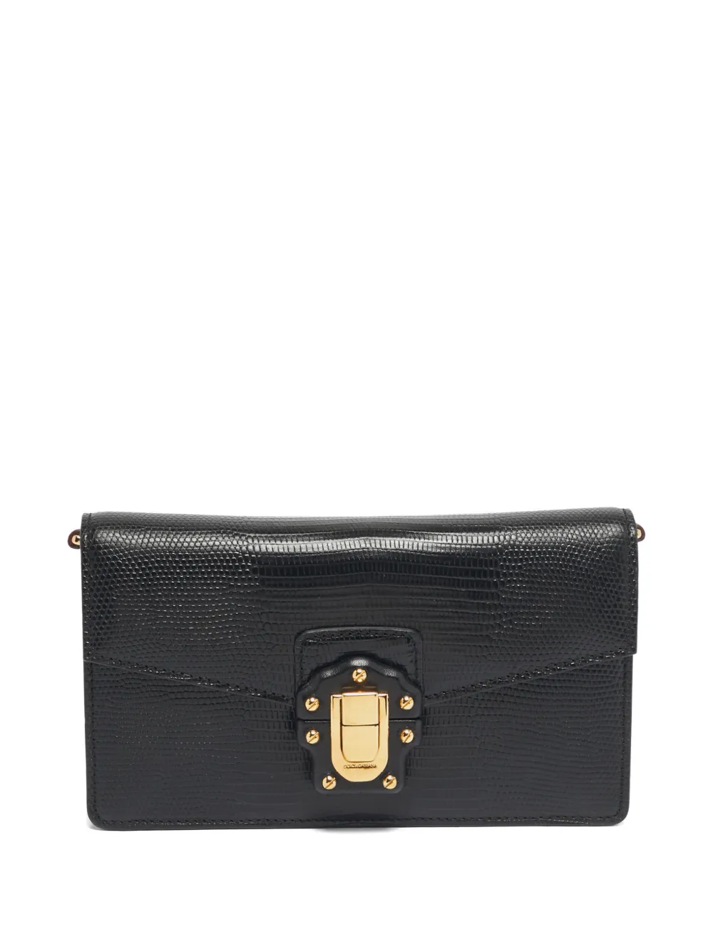 Dolce & Gabbana Pre-Owned Lucia lizard-embossed wallet | negro | Image 1