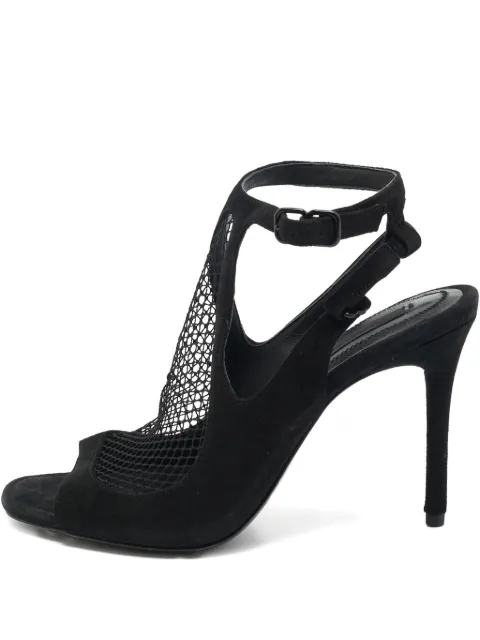 Alexander Wang mesh-panel ankle-strap heeled sandals
