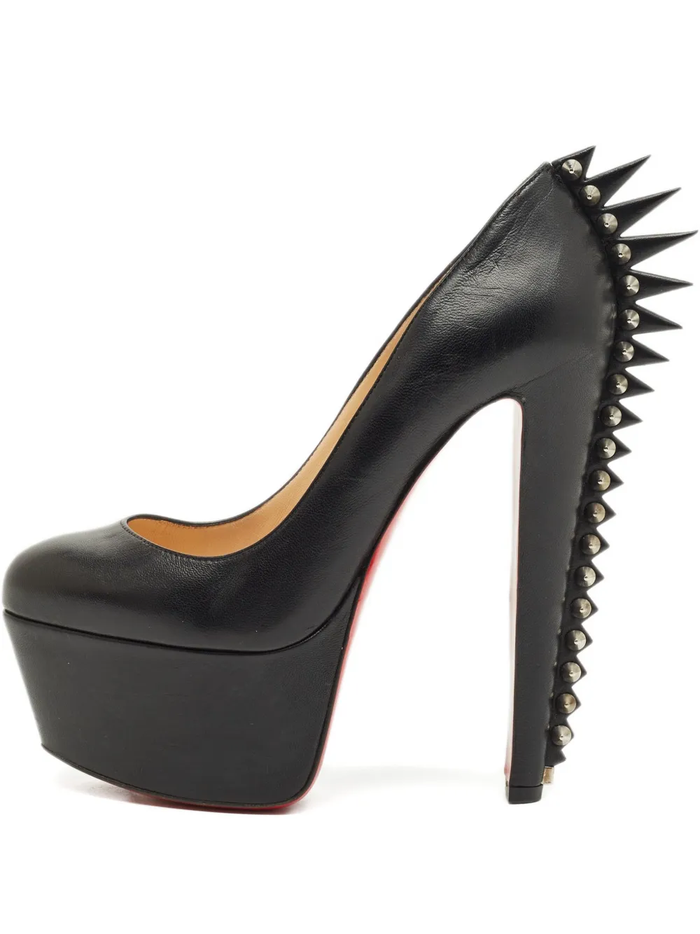 Christian Louboutin Pre-Owned Electropump spike leather pumps - Nero