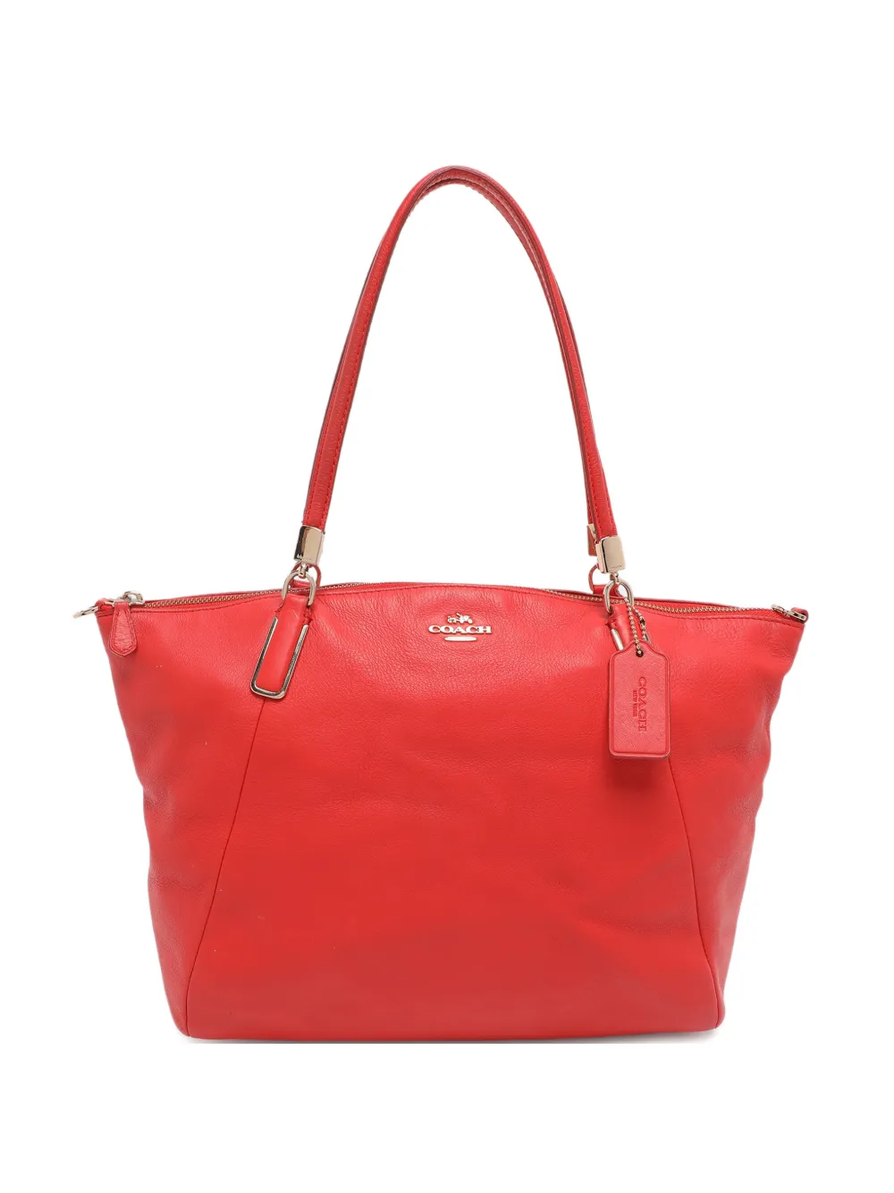 Pre-owned Coach Vintage Kelsey Tote Bag In Orange
