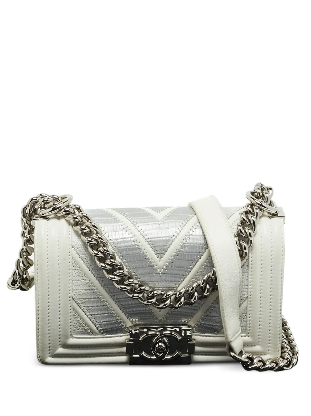 CHANEL Pre-Owned Borsa a spalla Boy Channel 2016-2017 - Bianco