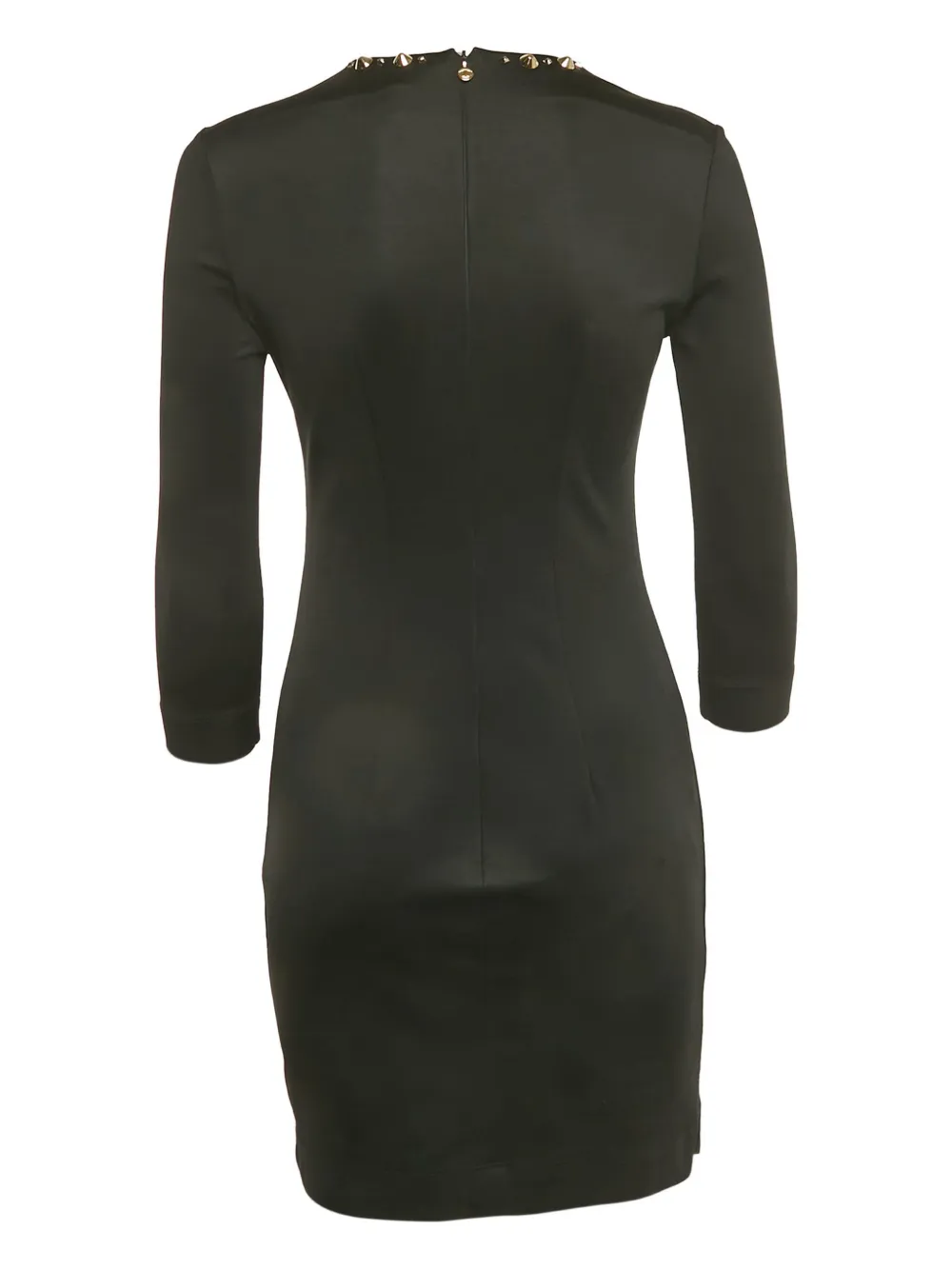 Just Cavalli Vintage stud mesh mini dress - Zwart