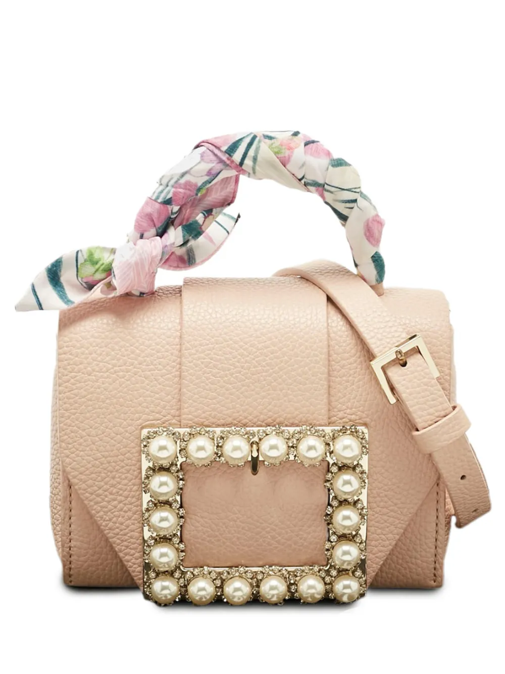 Kate Spade Miss Vivier buckle-detail cross-body bag - Toni neutri