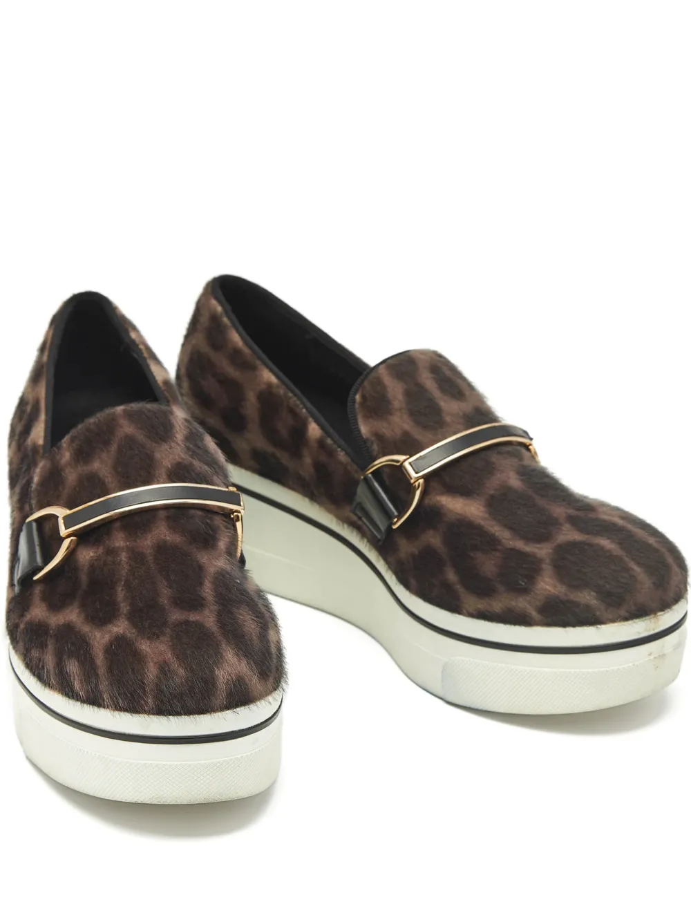 Stella McCartney Pre-Owned Binx leopard-print sneakers | Brown | Image 1