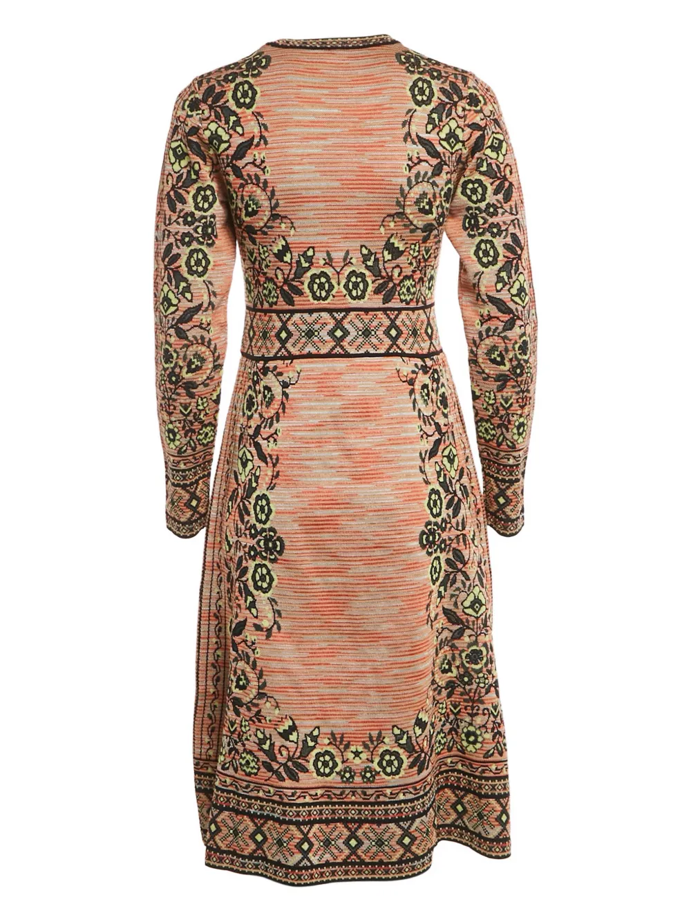 Missoni Pre-Owned floral-print midi dress - Oranje