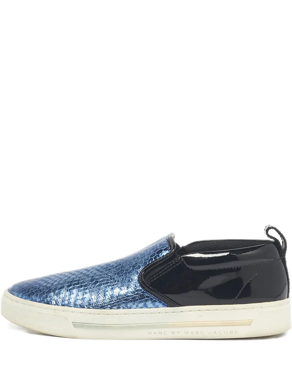 Marc By Marc Jacobs Broome snakeskin-embossed slip-on sneakers | azul | Image 1