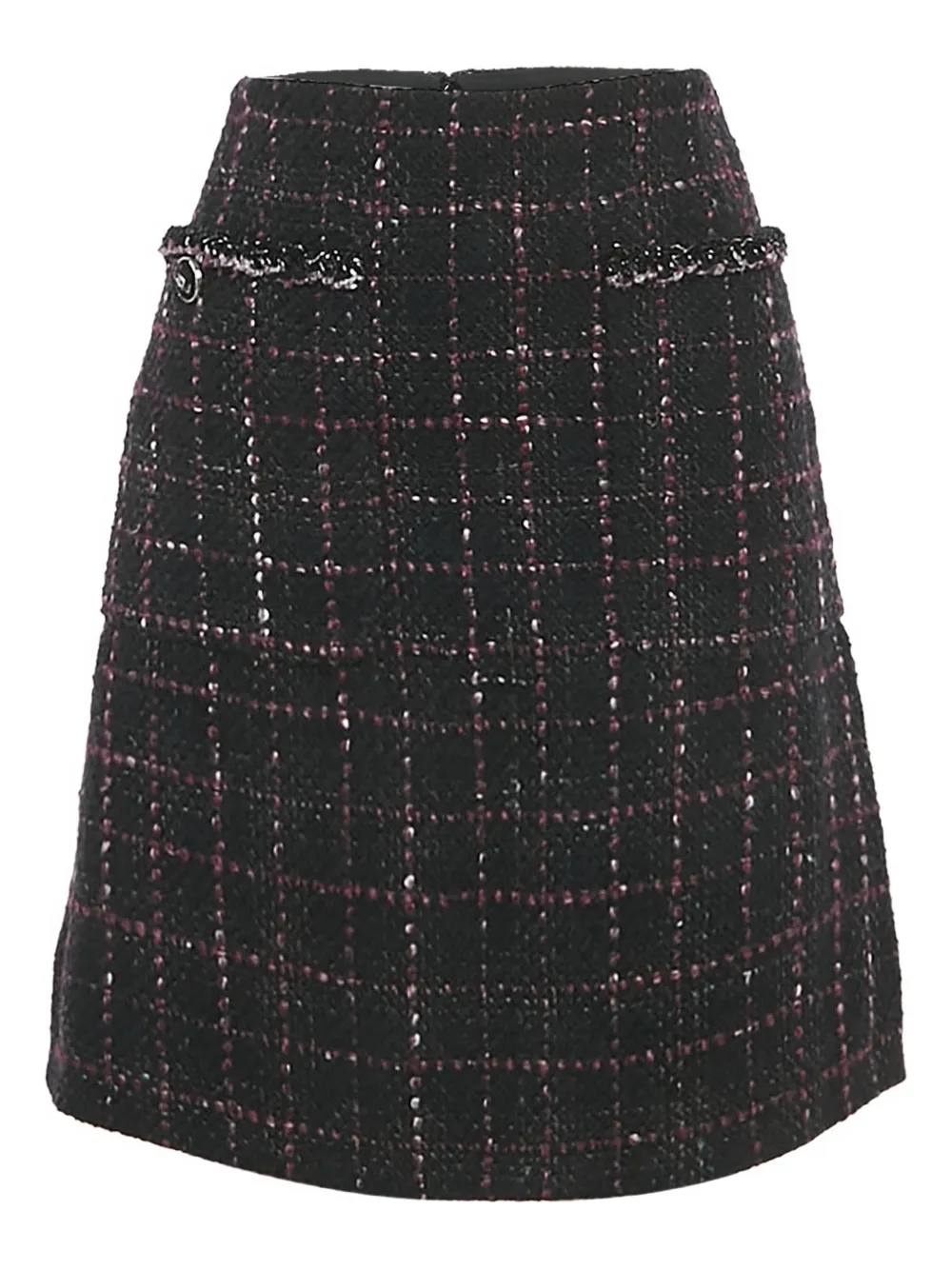 CHANEL Pre-Owned tweed mini skirt - Nero