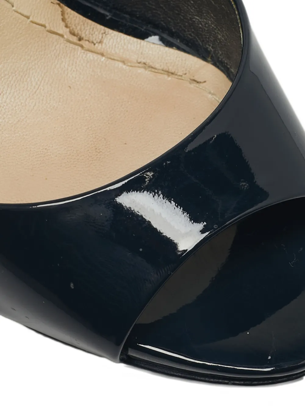 Christian Dior Pre-Owned leather sandals - Blauw