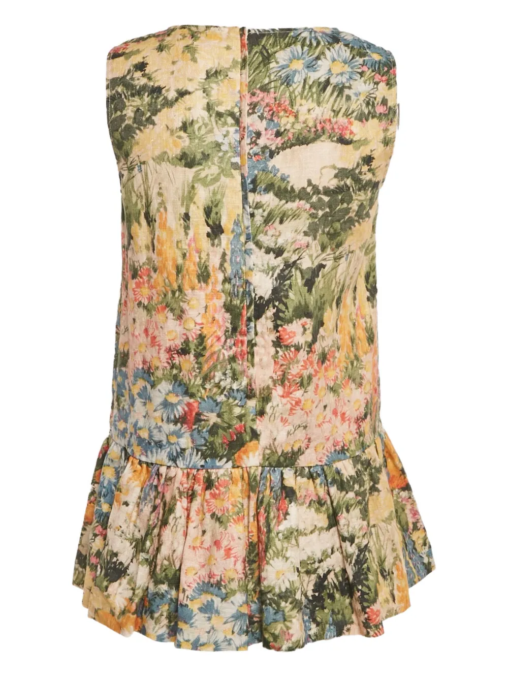 Valentino Garavani Pre-Owned A-line floral print dress - Beige