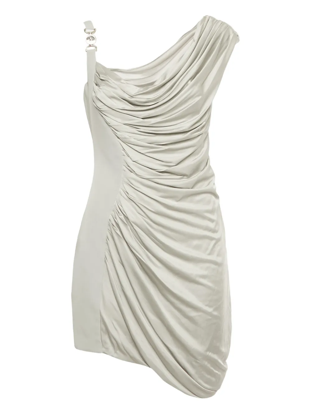Versace Pre-Owned draped mini dress - Grigio