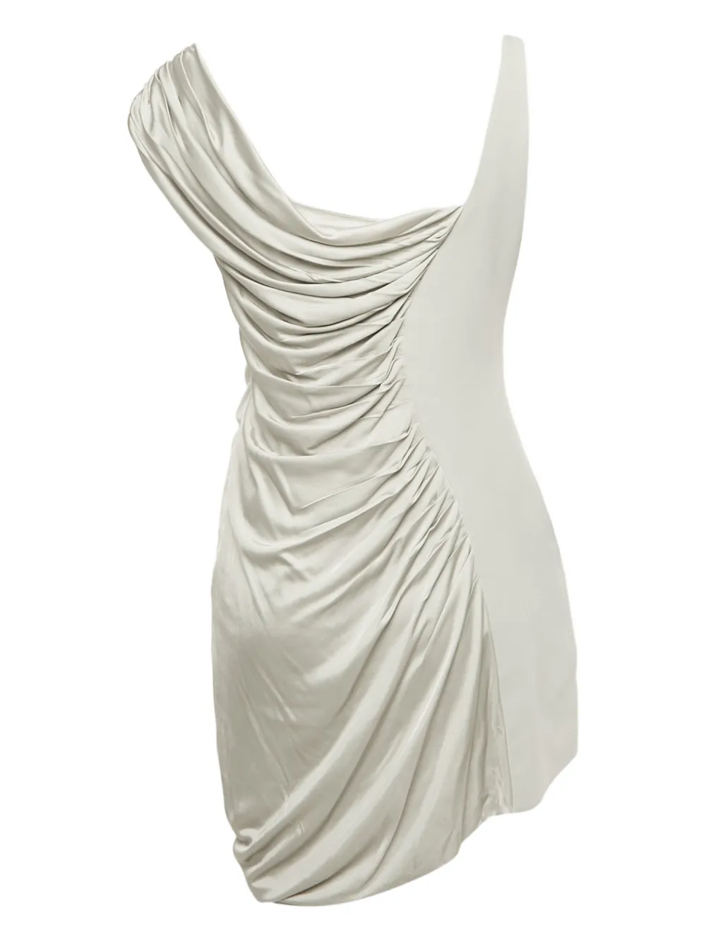 Versace Pre-Owned draped mini dress - Grijs