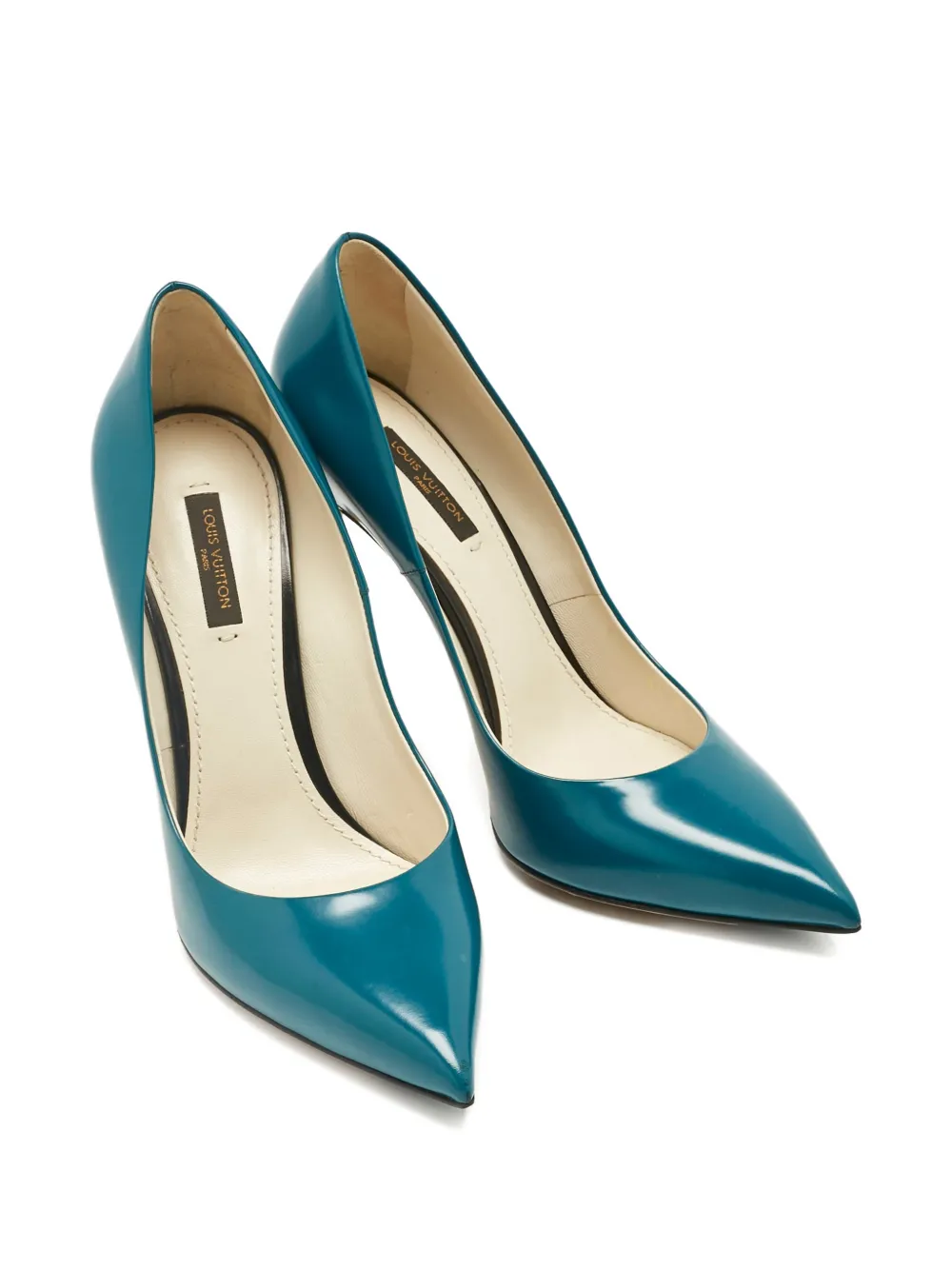 Louis Vuitton Pre-Owned Eyeline pointed-toe pumps - Blauw