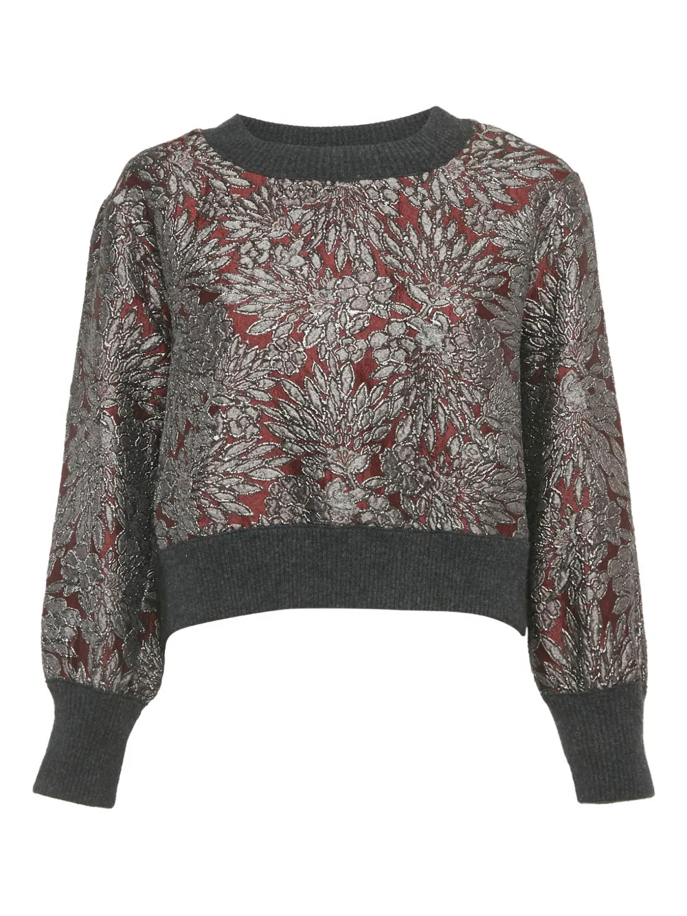 Pre-owned Dolce & Gabbana Jacquard Sweater In Red