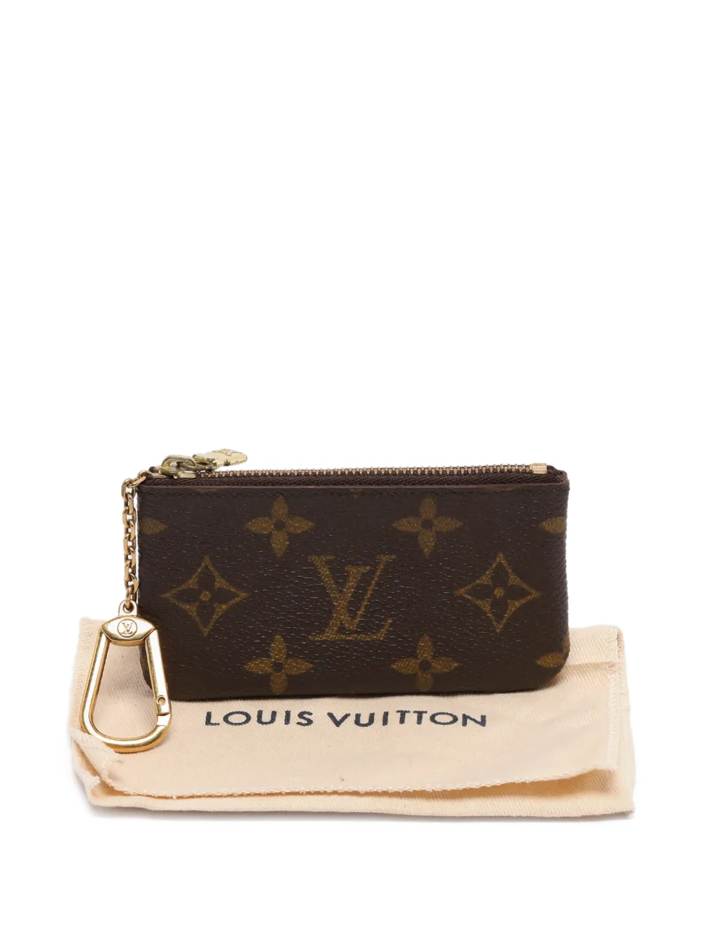 Louis Vuitton Pre-Owned monogram-pattern key pouch - Marrone