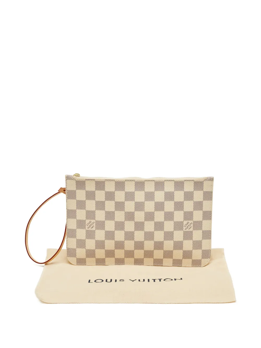 Louis Vuitton Pre-Owned Neverfull checked pouch bag | Estilos de archivo | Image 2