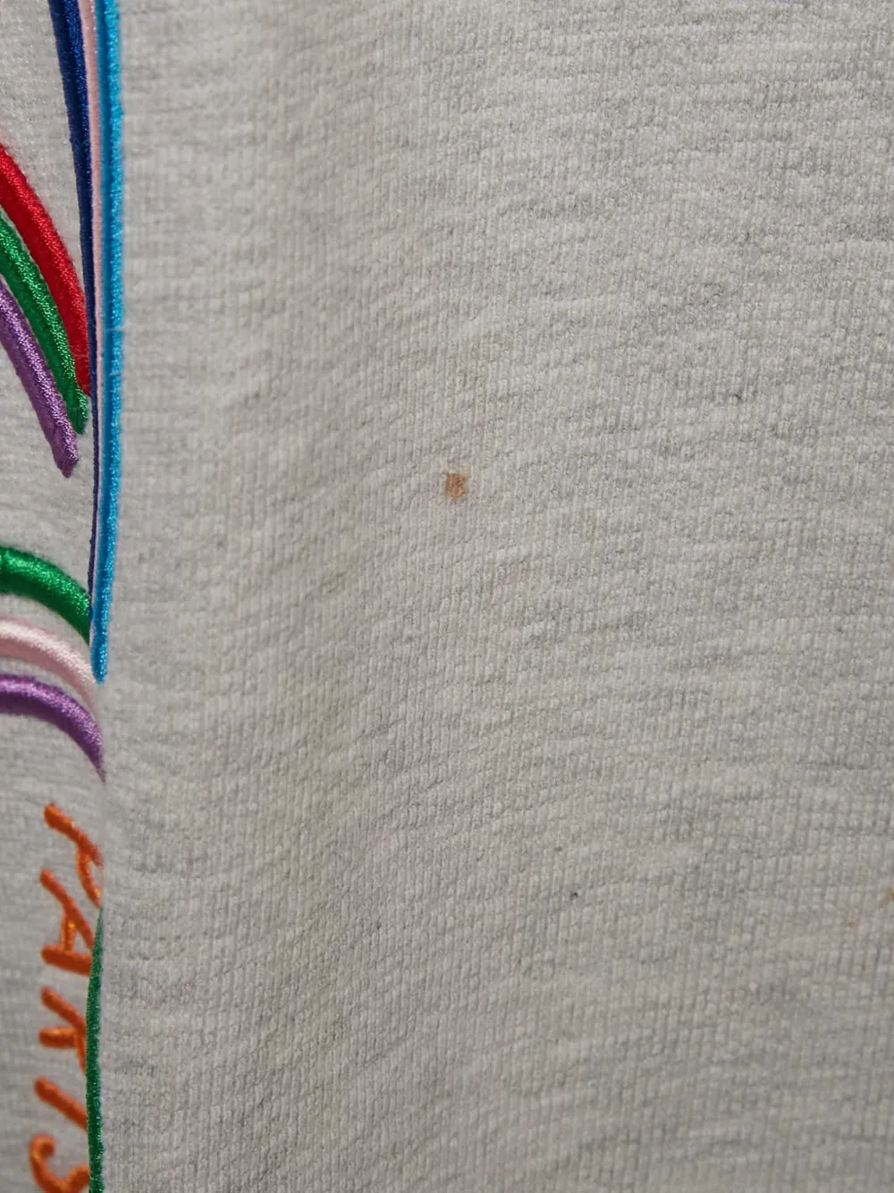 Kenzo Pre-Owned embroidered logo cotton mini dress - Grijs