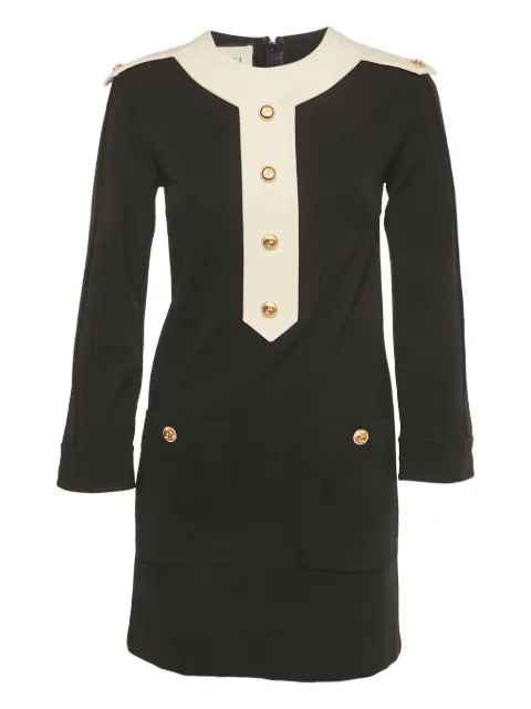 Gucci Pre-Owned button-detail crepe dress