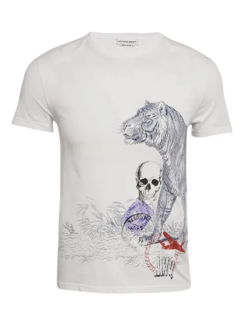 Alexander McQueen Pre-Owned Skull print jersey T-shirt