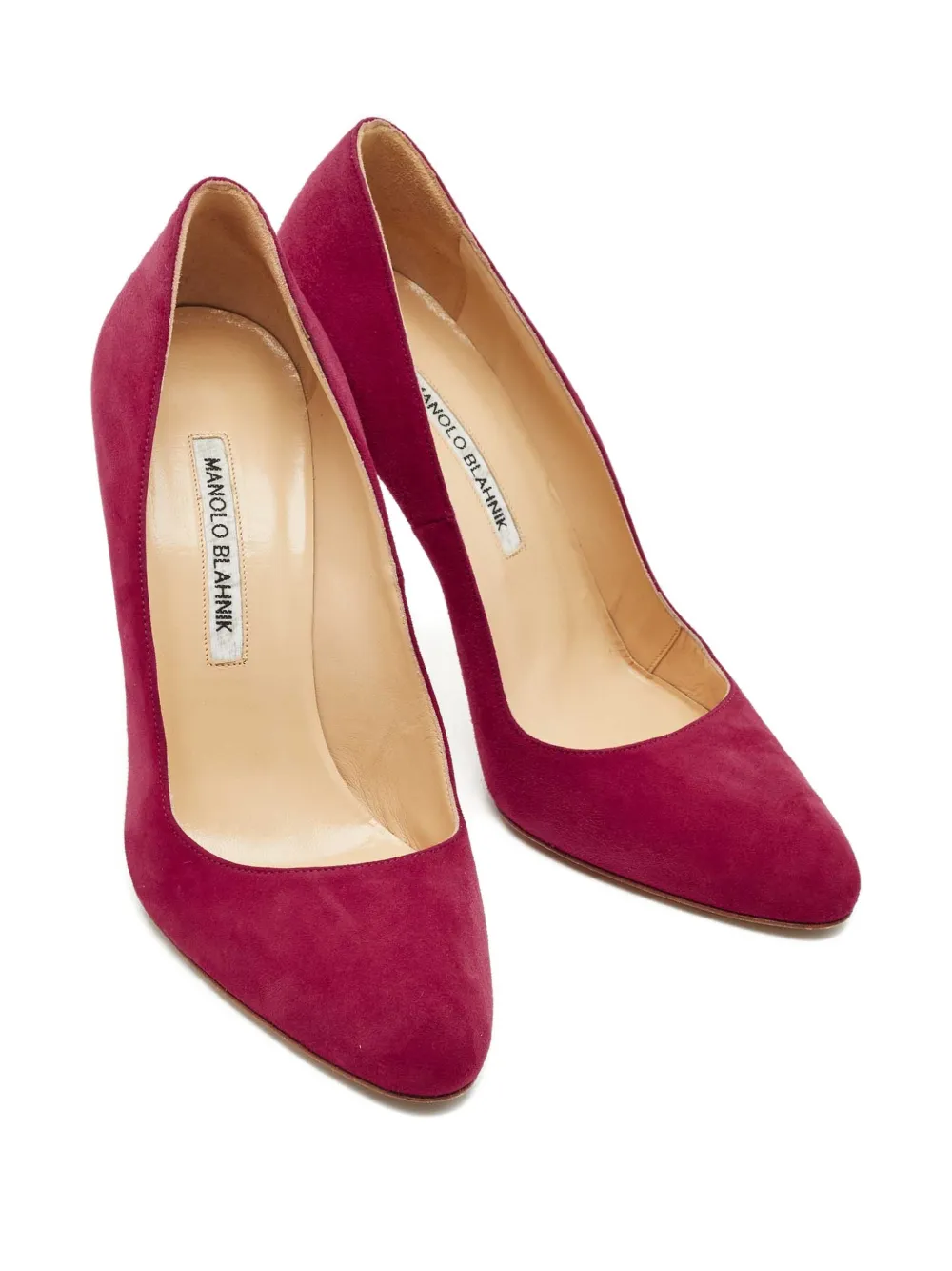 Manolo Blahnik suede pumps - Paars