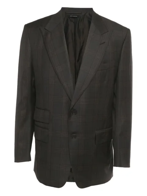 TOM FORD checkered wool blazer