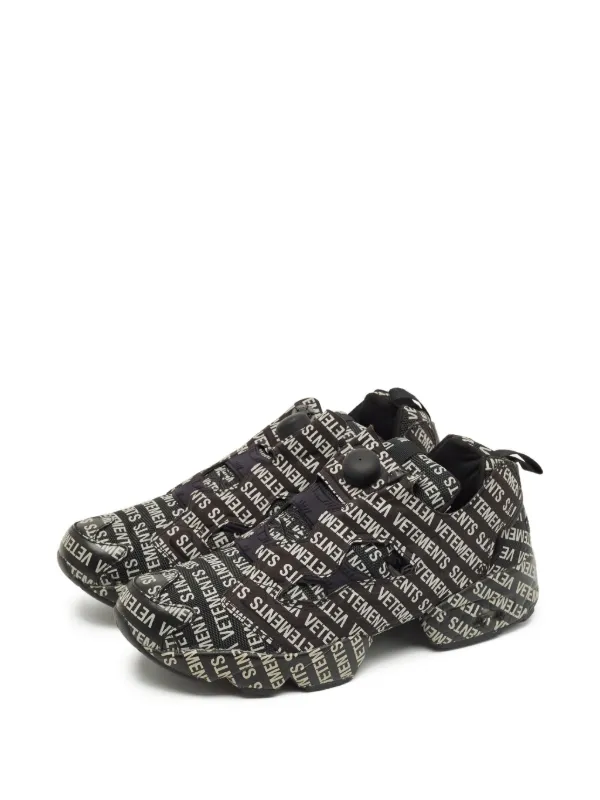 靴 VETEMENTS x Reebok Instapump Fury 29cm VETEMENTS x Reebok Instapump Fury Sneakers | Black | FARFETCH JO