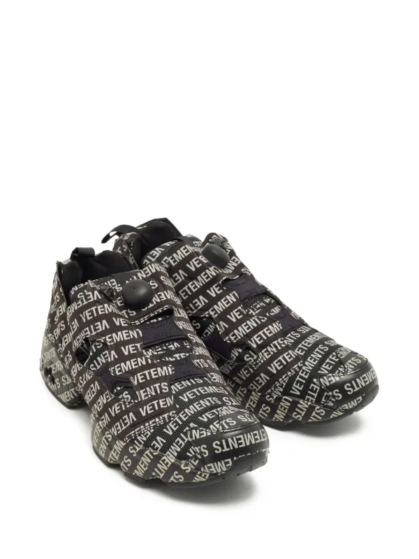 靴 VETEMENTS x Reebok Instapump Fury 28cm VETEMENTS x Reebok Instapump Fury Sneakers | Black | FARFETCH JO
