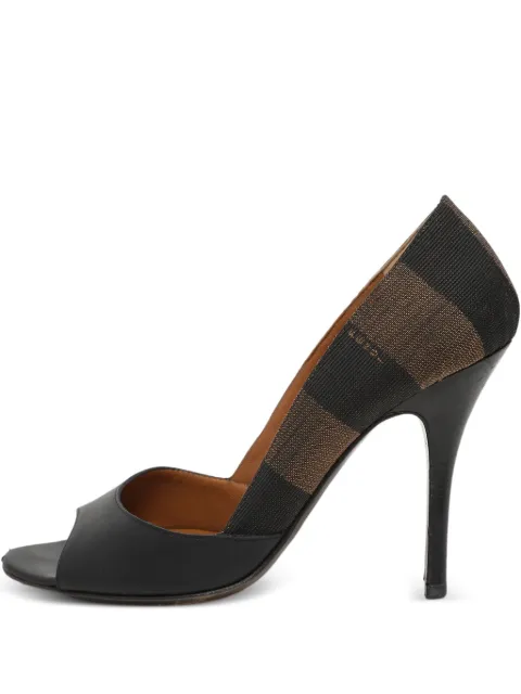 Fendi Pre-Owned zapatillas con peep-toe
