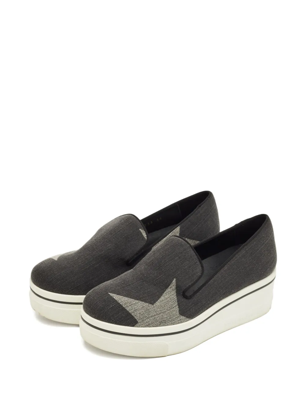 STELLA MCCARTNEY Pre-owned Star Slip-on Sneakers In Black
