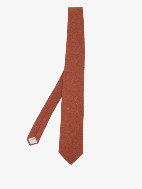 Saint Laurent Pre-Owned corbata con detalle del logo