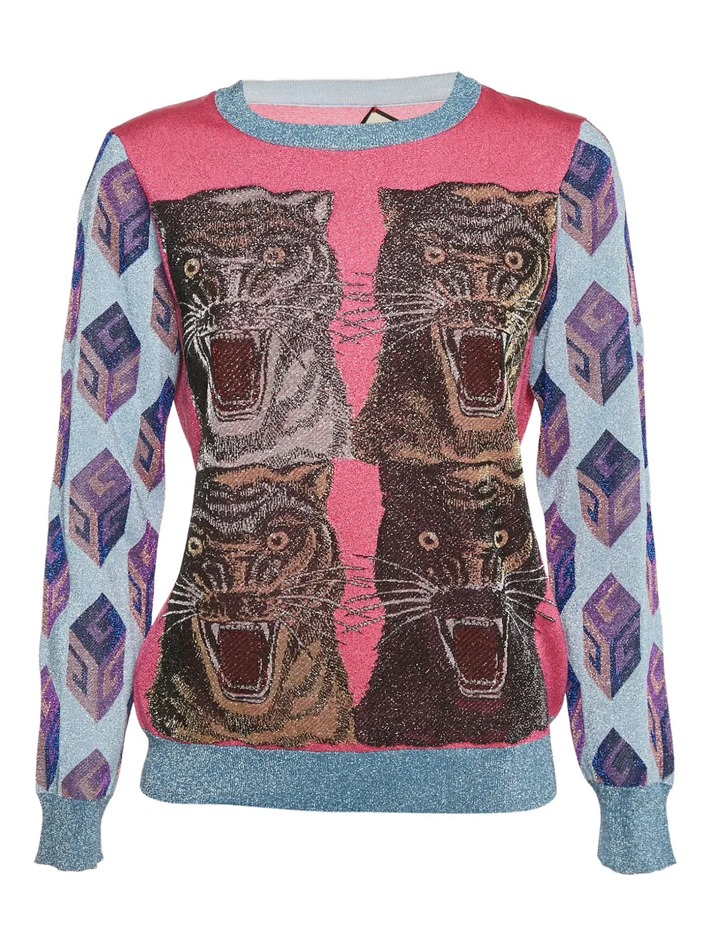 Gucci Pre-Owned printed sweater - Blu