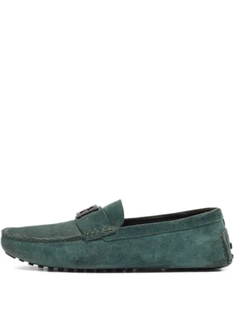 Fendi Pre-Owned logo-detail loafers