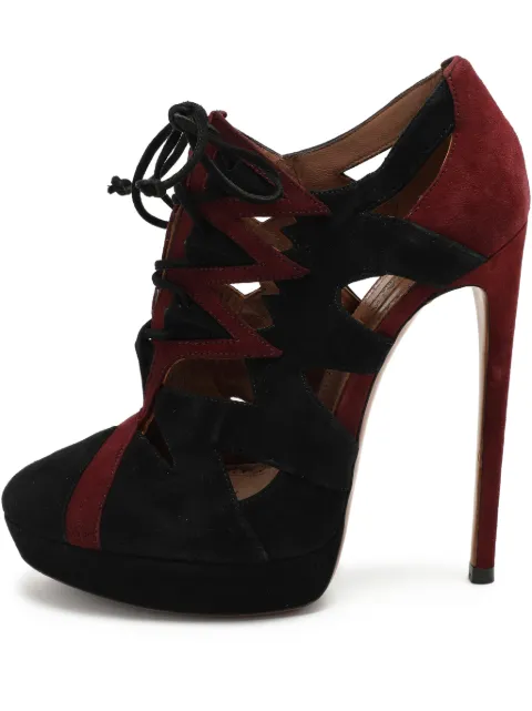 Alaïa Pre-Owned zapatillas con plataforma y aberturas